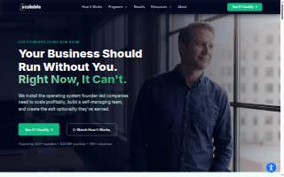 Scalable Business Strategies, Inc. website