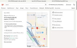 Walgreens Pharmacy website
