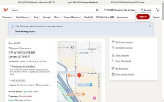 Walgreens website