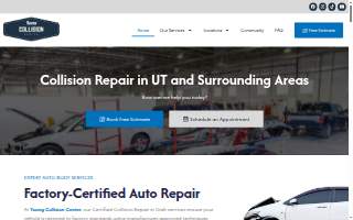 Young Collision Center - Layton North website