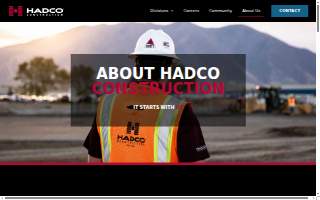 Hadco Construction website