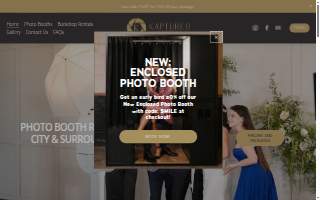 Kaptured Events website