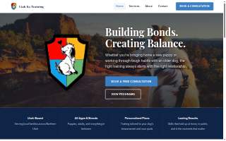 Utah K9 Training of Lehi website