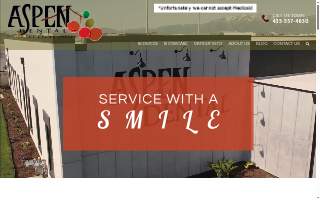 Aspen Dental of Cache Valley website