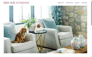 Erin May Interiors website