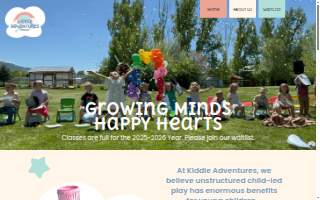 Kiddie Adventures Preschool website