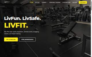 LivFit Training Center website