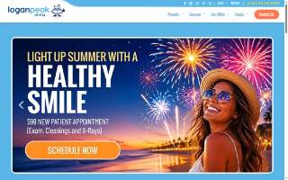 Logan Peak Dental website
