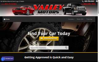 Valley Motors website