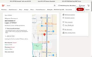 Walgreens Pharmacy website