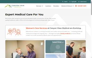 Canyon View Medical - Mapleton website