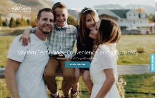 Maple Canyon Family Dental website