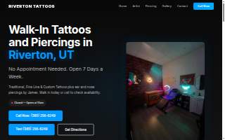 Riverton Tattoos website