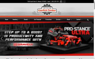 Jordan Garden Center website