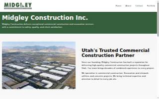 Midgley Construction Inc website