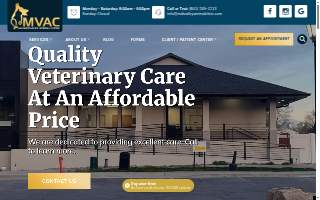 Midvalley Animal Clinic website