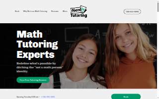 Nerdly Tutoring of Midvale website