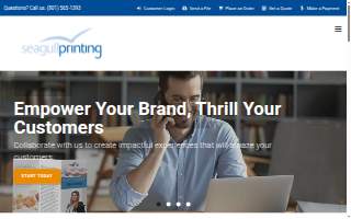 Seagull Printing website