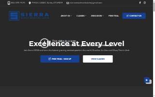 Sierra MMA website