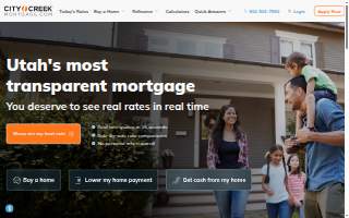 City Creek Mortgage website