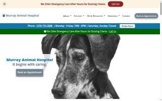 Murray Animal Hospital and Exotics website