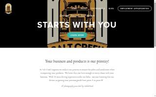 Salt Creek Logistics website