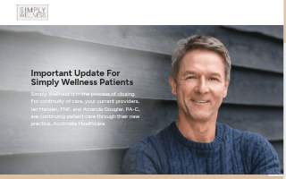 Simply Wellness of Millcreek website