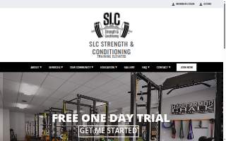 SLC Strength & Conditioning, LLC website