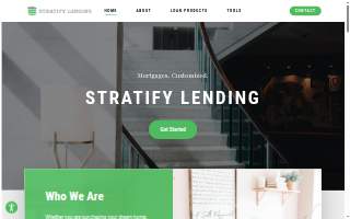 Stratify Lending website
