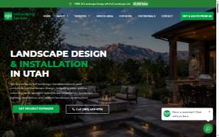 AJA Landscaping Services website