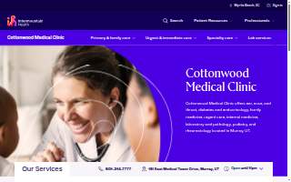 Cottonwood Medical Clinic website