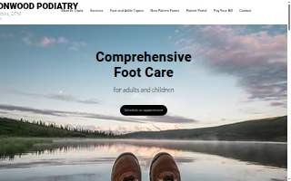 Cottonwood Podiatry website