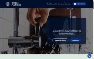 Unique Plumbing website
