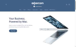 Expercom - Apple Premier Partner website