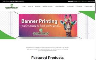 SprintImage website