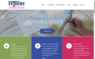 Extreme Cleaning Services website
