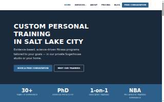 Utah Fitness Institute of North Salt Lake website