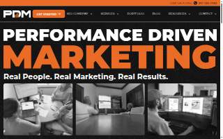 Performance Driven Marketing website