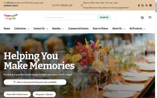 Sunny Side Party Rentals of Ogden website