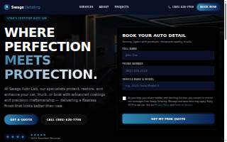 SWAGS Detailing Ogden website