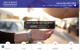 Action Commercial Insurance website