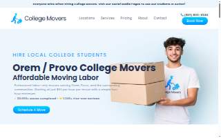 College Movers website