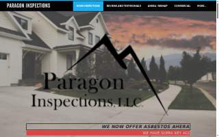 Paragon Inspections website