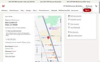 Walgreens website