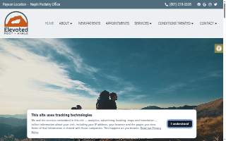 Elevated Foot and Ankle website