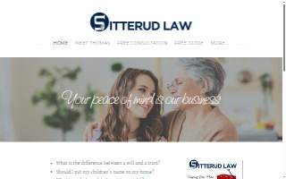 Sitterud Law of Payson website