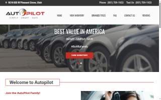 Auto Pilot pleasant Grove website