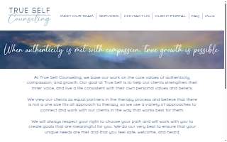 True Self Counseling Utah website