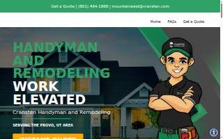 Cransten Handyman and Remodeling of Provo website