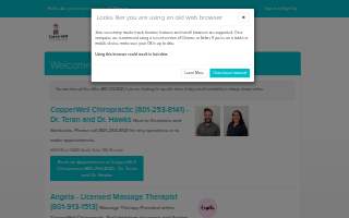 CopperWell Chiropractic website